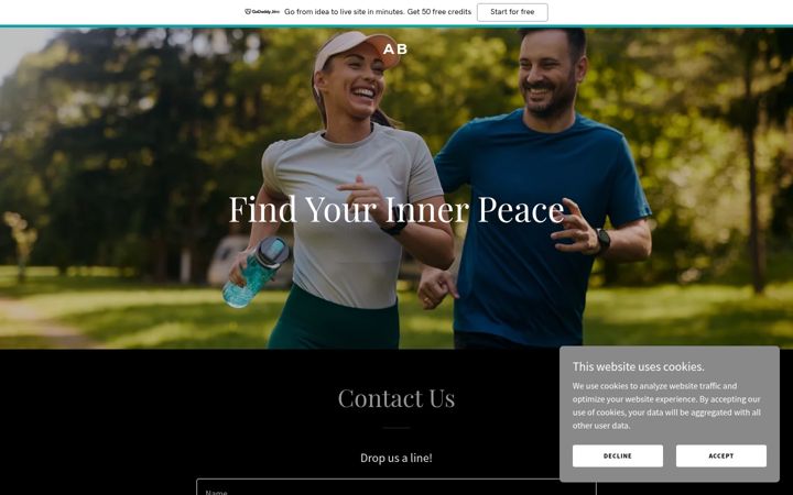 Screenshot of alexbliss.co.uk