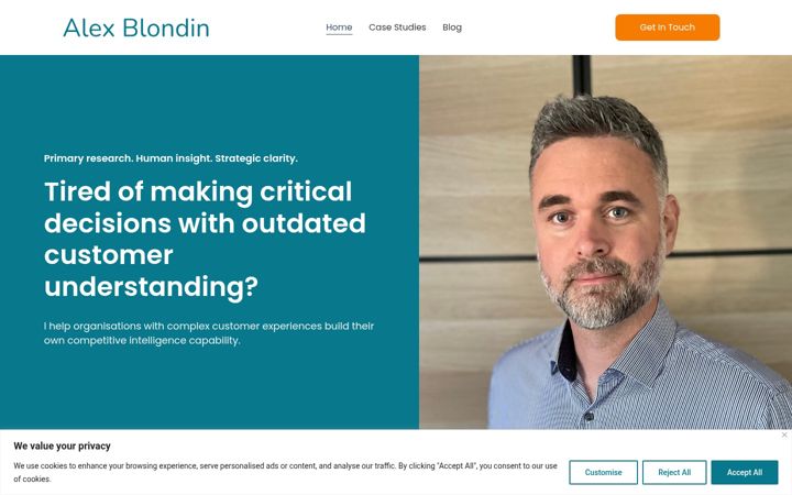 Screenshot ta' alexblondin.com
