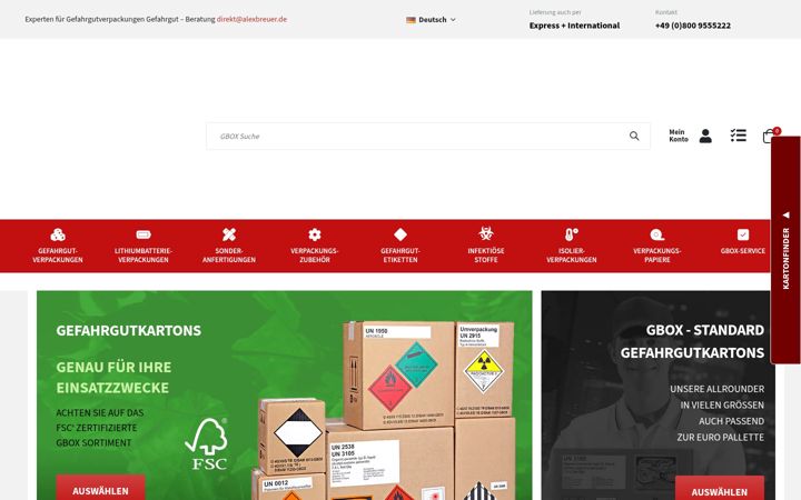 Screenshot of alexbreuer.de