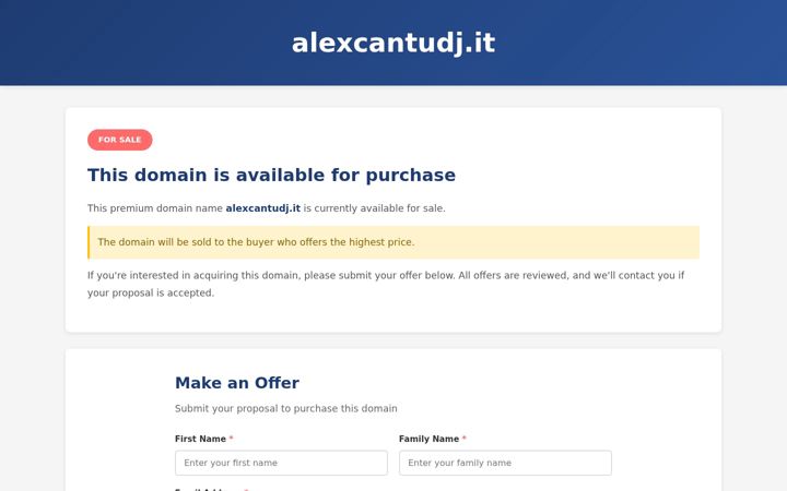 Screenshot of alexcantudj.it