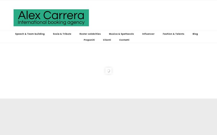Screenshot stránky alexcarrera.com