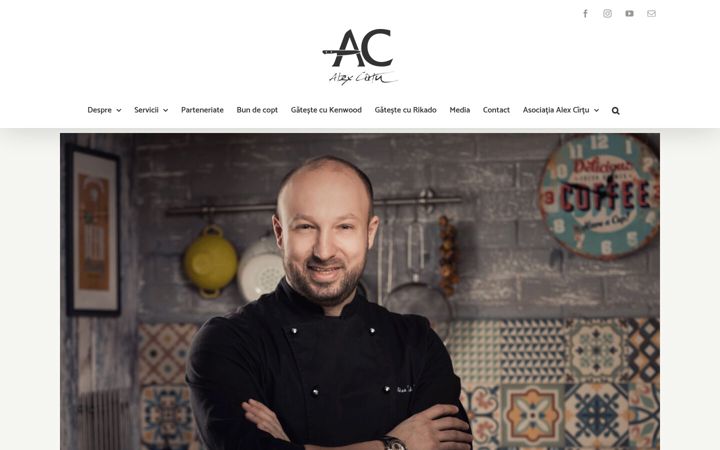 Screenshot of alexcirtu.ro