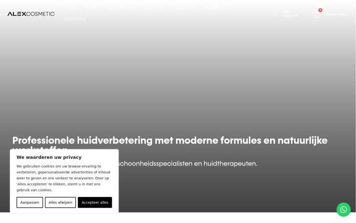 Screenshot of alexcosmetic.nl