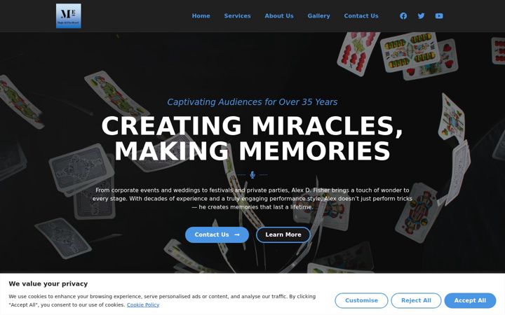Screenshot of alexdfisher.co.uk