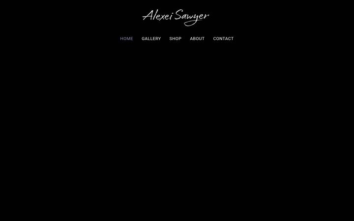 Ekrano kopija alexeisawyer.com