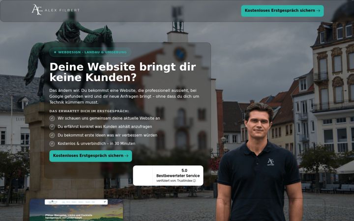 Screenshot of alexfilbert.de