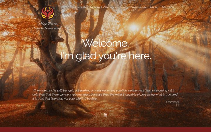 Screenshot of alexfraim.com