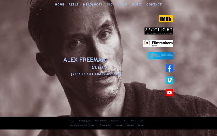 Screenshot of alexfreeman.biz