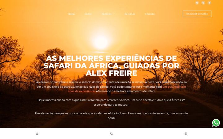 Screenshot of alexfreire.com