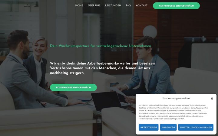 Screenshot of alexfrizler.de