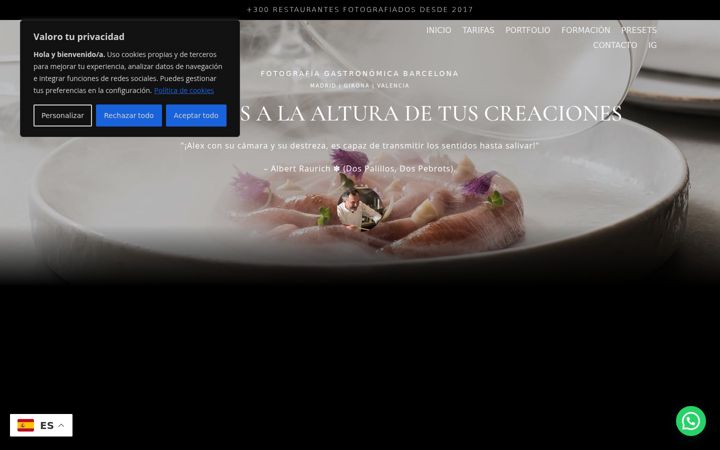 Screenshot of alexfroloff.com