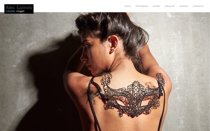 Screenshot of alexgalindo.com