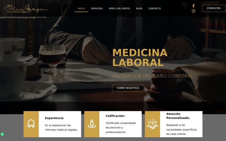 Snimka zaslona za alexgarzon.com.co
