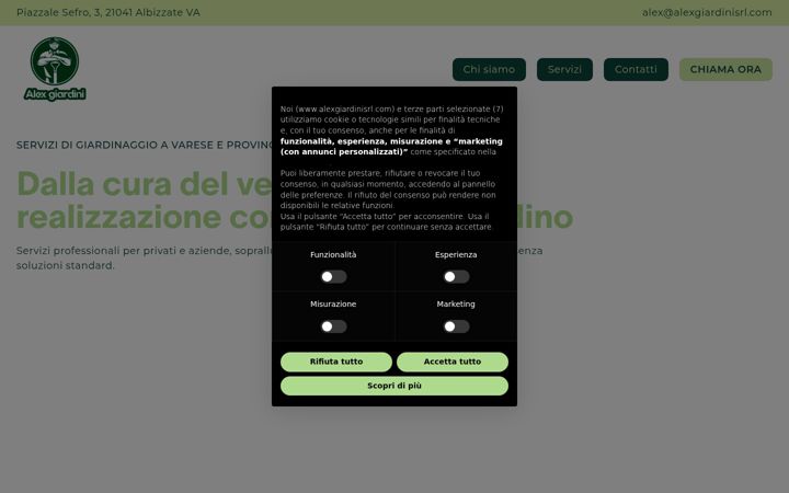 Screenshot of alexgiardini.com