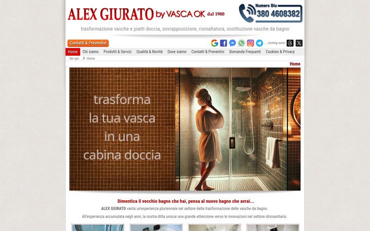 Screenshot of alexgiurato.it