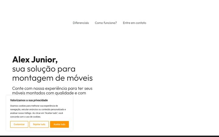 Screenshot of alexgonzaga.com.br