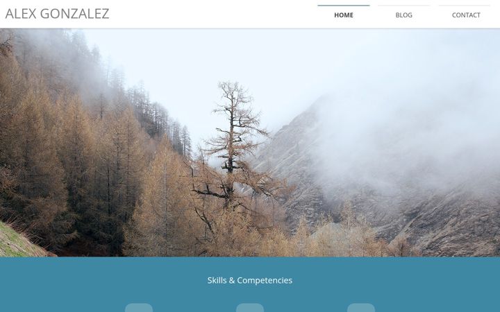 Screenshot of alexgonzalezus.com