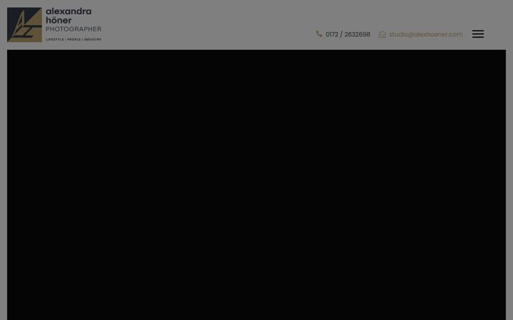 Screenshot of alexhoener.com