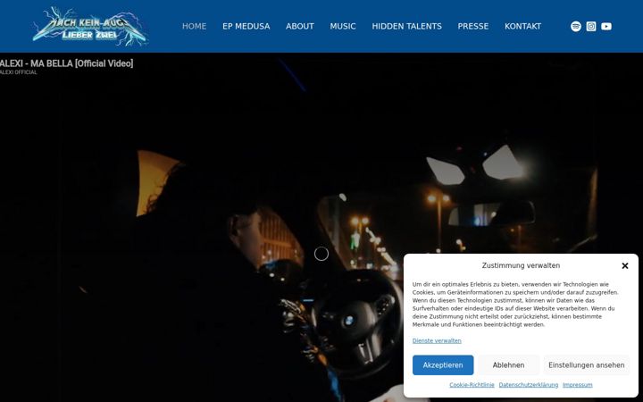 Captura de ecrã de alexi-music.com
