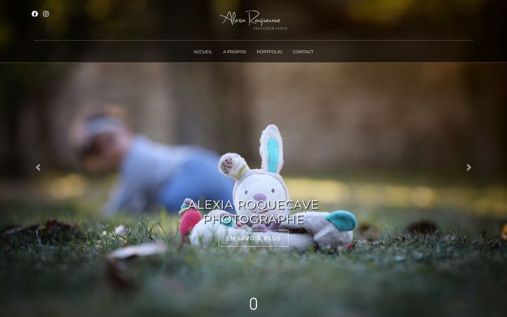 Captura de ecrã de alexia-roquecave.com