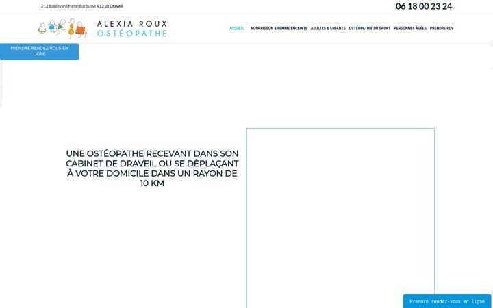 Screenshot of alexia-roux-osteo.fr