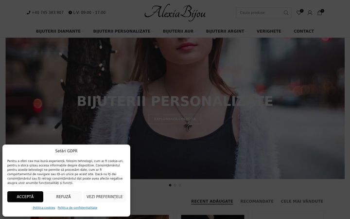Screenshot of alexiabijou.ro