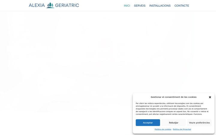 Captura de ecrã de alexiageriatric.com