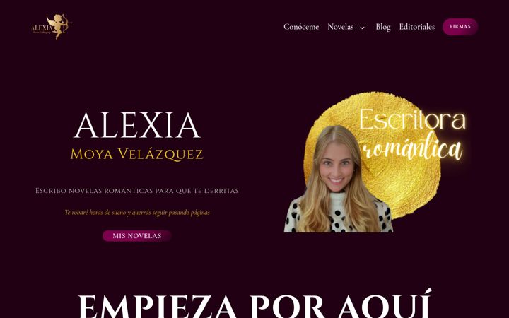 Snímek obrazovky alexianovelasromanticas.com