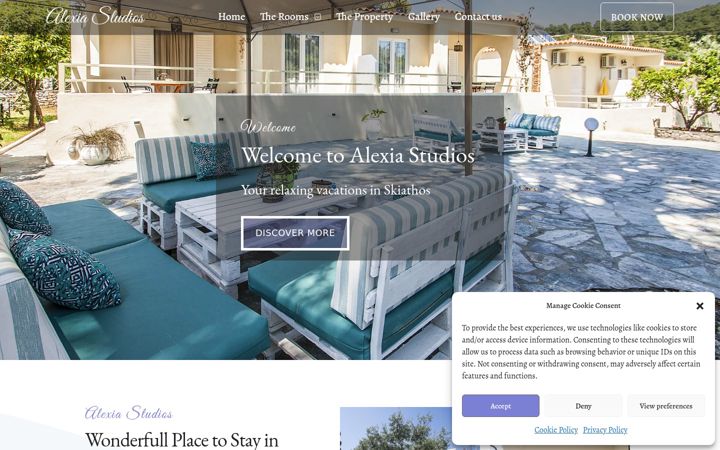 Screenshot of alexiastudios.gr