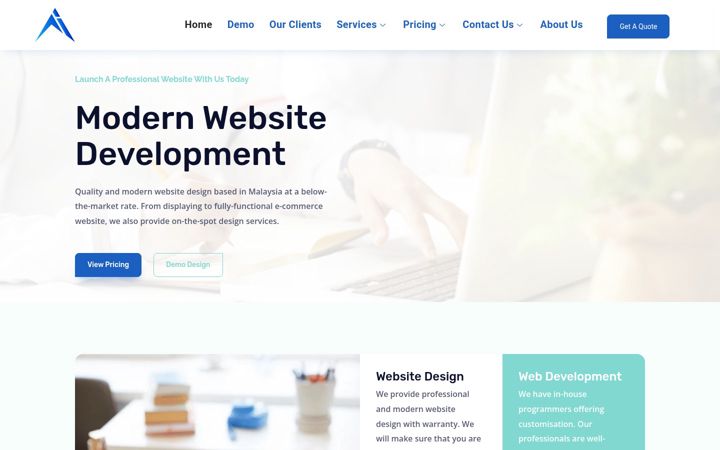 Ekrānuzņēmums no alexiatechnology.com