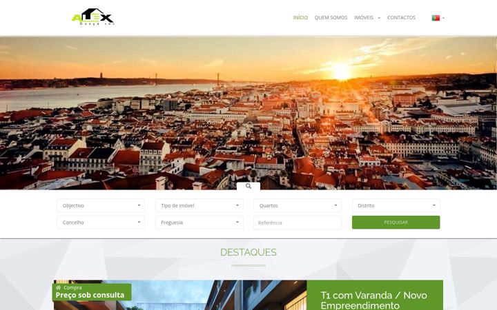 Screenshot of aleximobiliaria.pt