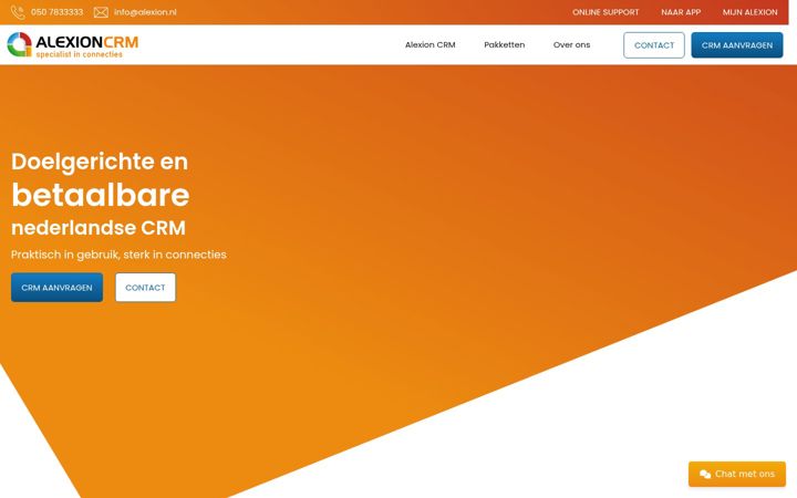 Screenshot of alexion.nl
