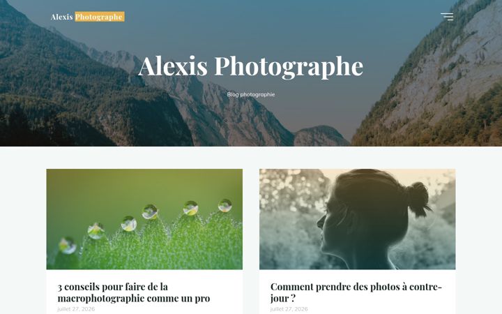 Screenshot of alexis-photographe.fr