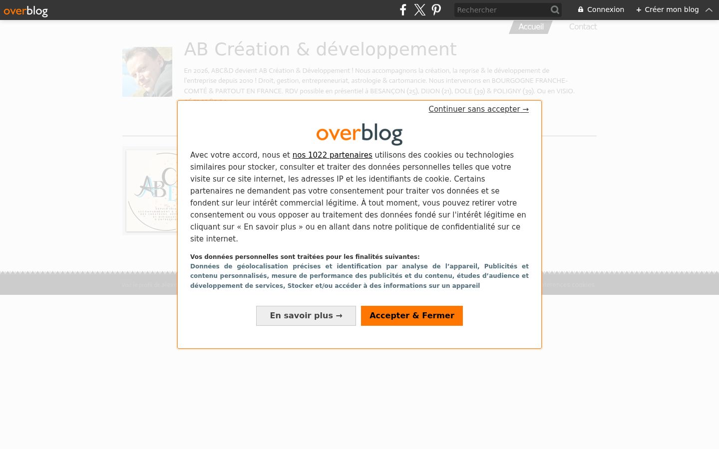 Screenshot tal-banner tal-kunsens muri qabel kwalunkwe interazzjoni