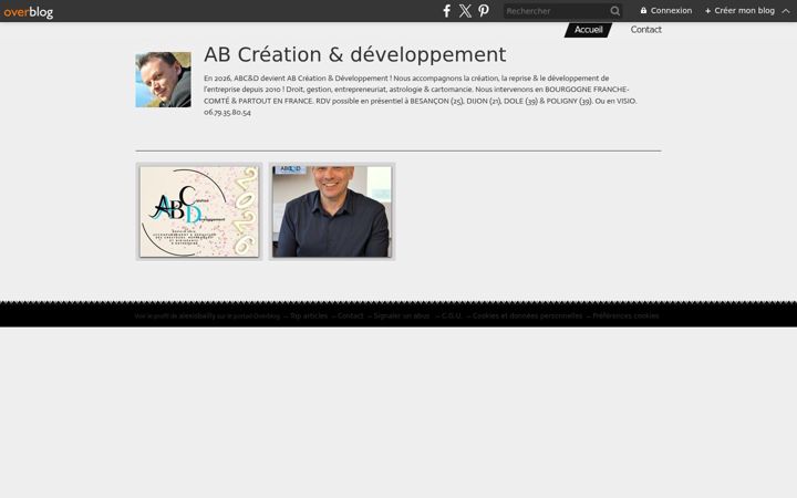 Screenshot of alexisbailly.net