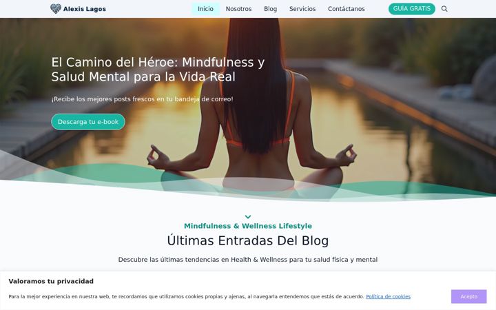 Screenshot of alexislagos.com