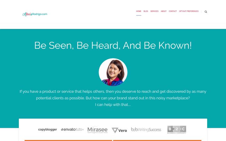 Screenshot of alexisrodrigo.com