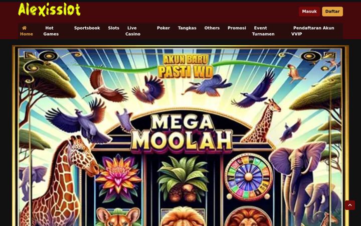 Screenshot of alexisslot.org