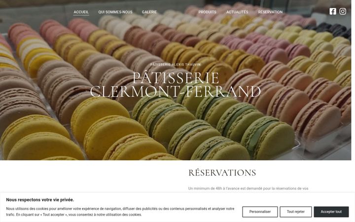 Screenshot του alexisthauvin.com