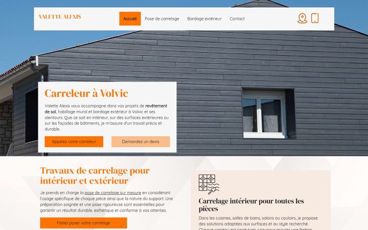 Screenshot of alexisvalette.fr