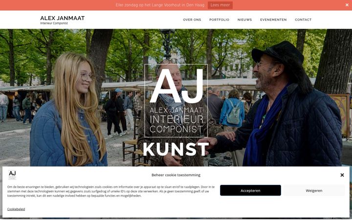 Screenshot of alexjanmaat.nl