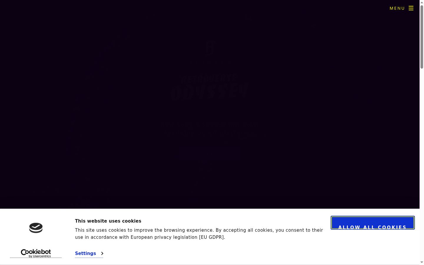Ekraanipilt nõusolekubännerist, mida näidati enne mis tahes suhtlust