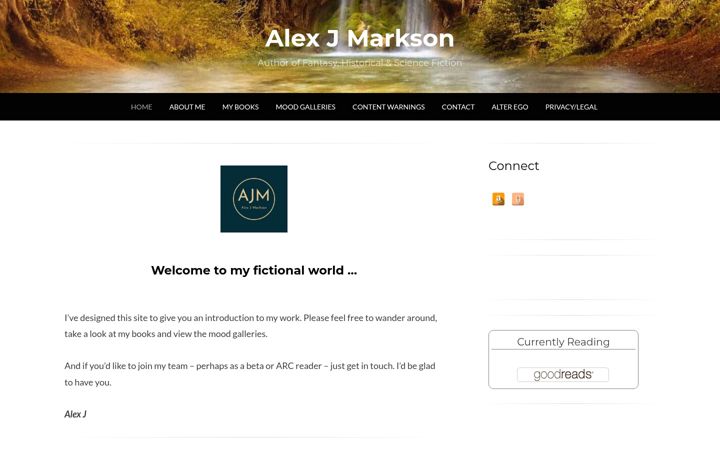 Screenshot of alexjmarkson.com