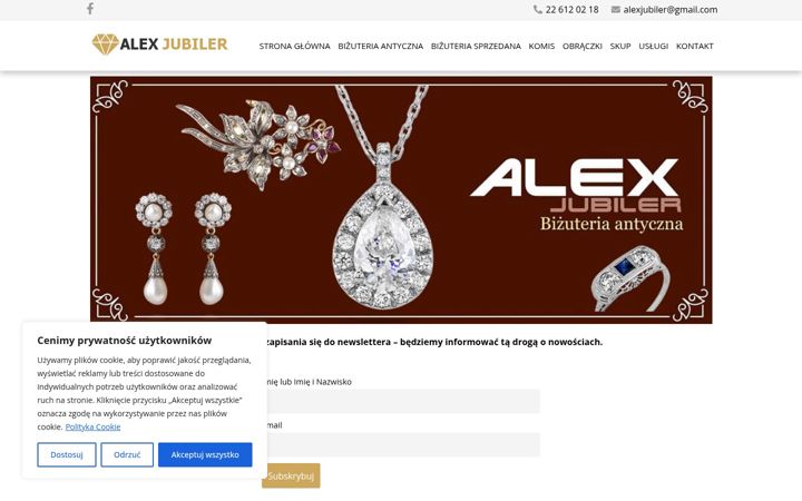 Screenshot of alexjubiler.pl