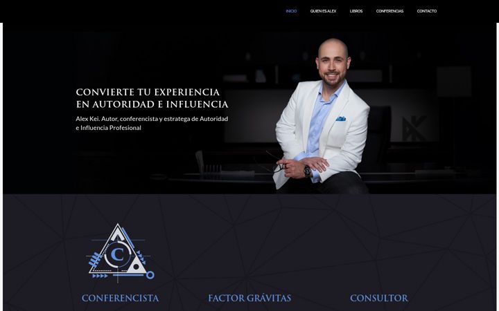 Screenshot of alexkei.com