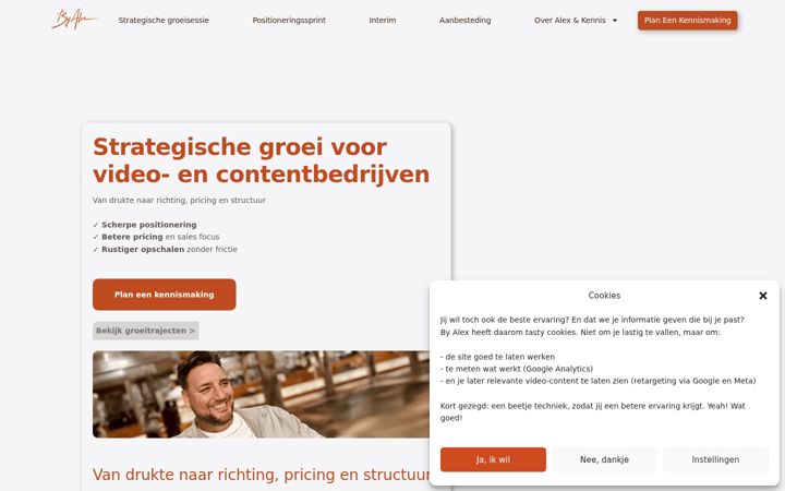 Screenshot of alexkok.nl