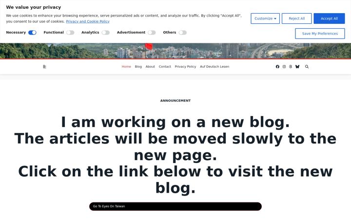 Screenshot di alexkunztaipei.com