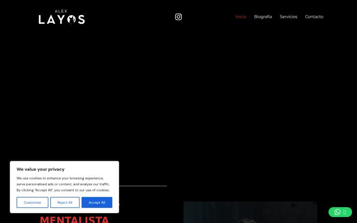 Screenshot of alexlayos.com