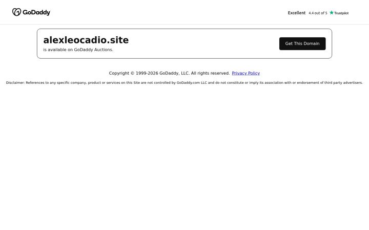 Screenshot of alexleocadio.site