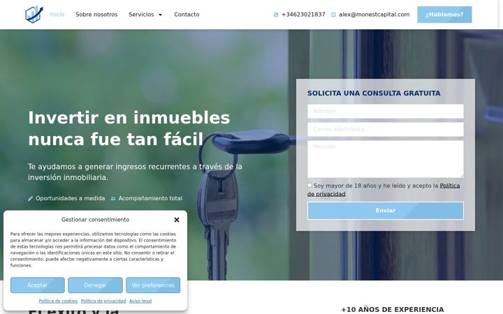 Captura de ecrã de alexlopezconsulting.com
